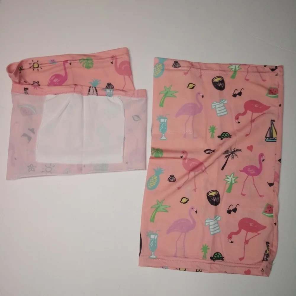 Girls 2pk Neck Gaiter Bandanas Face Mask S…